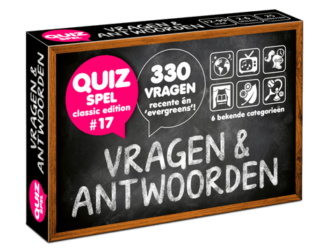 Vragen & Antwoorden #17 - Kaartspel – gezellig kaartspel – 2 tot 4 spelers