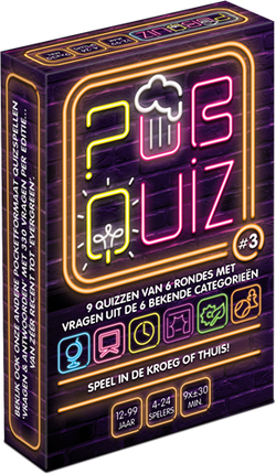 Pubquiz #3 – gezellig kaartspel – 2 tot 4 spelers