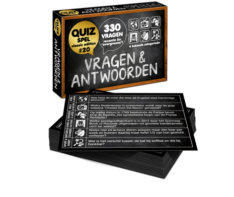 Vragen & Antwoorden #20 – party kaartspel – 2 tot 4 spelers