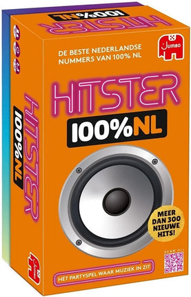 Dit is een foto van het spel Hitster 100% NL te koop bij Speldorado Spellenwinkel Delft