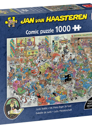 Dit is een foto van het spel JvH NK Mens Erger Je Niet! (1000) te koop bij Speldorado Spellenwinkel Delft