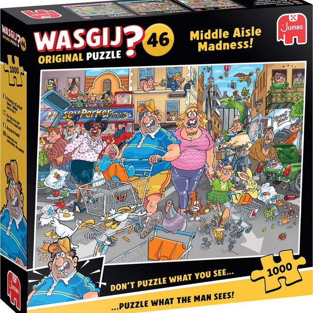 Dit is een foto van het spel Wasgij Original 46 - Buitenkansjes! (1000) te koop bij Speldorado Spellenwinkel Delft