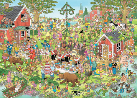 Midzomerfeest - Jan van Haasteren (1000)