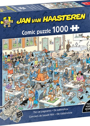 De Kattenshow - Jan van Haasteren (1000)