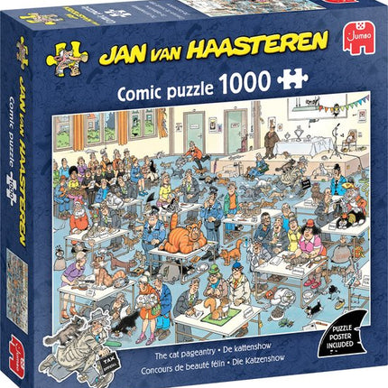 De Kattenshow - Jan van Haasteren (1000)