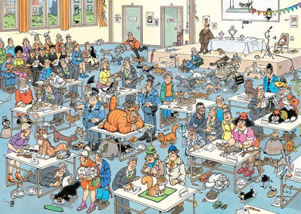 De Kattenshow - Jan van Haasteren (1000)