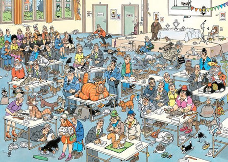 De Kattenshow - Jan van Haasteren (1000)