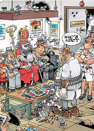 Wie Is De Volgende? - Jan van Haasteren (500)