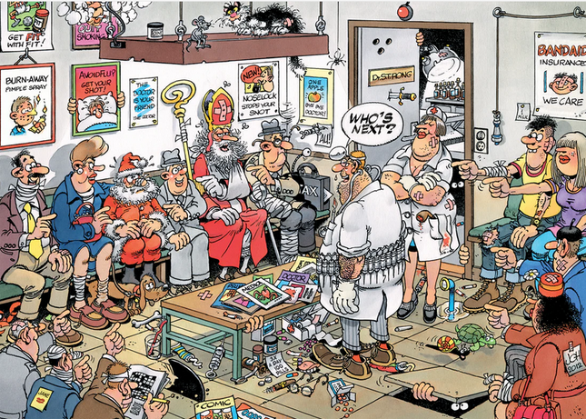 Wie Is De Volgende? - Jan van Haasteren (500)