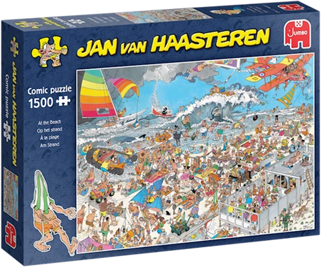 At the Beach Jan van Haasteren  (1500)