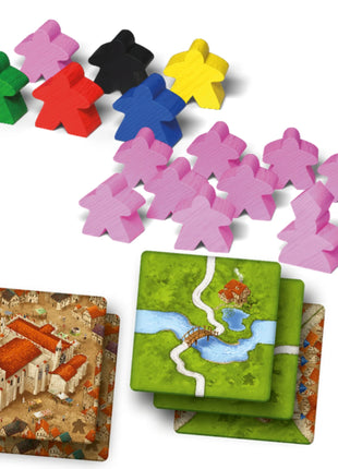 Kathedralen & Herbergen - Carcassonne – gezellig kaartspel – 2 tot 5 spelers

