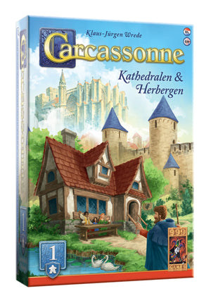 Kathedralen & Herbergen - Carcassonne – gezellig kaartspel – 2 tot 5 spelers