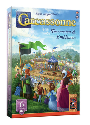 Toernooien & Emblemen - Carcassonne – gezellig kaartspel – 2 tot 5 spelers