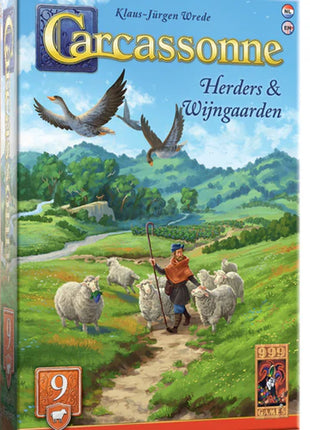Herders & Wijngaarden - Carcassonne – gezellig kaartspel – 2 tot 5 spelers