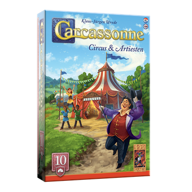 Circus & Artiesten - Carcassonne – gezellig kaartspel – 2 tot 5 spelers