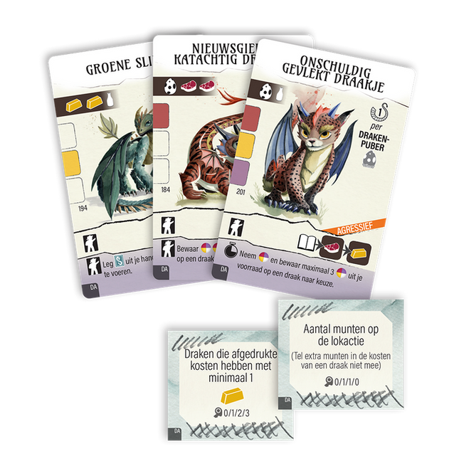 Wyrmspan: Drakenacademie - Bordspel