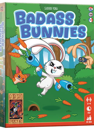 Badass Bunnies – gezellig kaartspel – 2 spelers