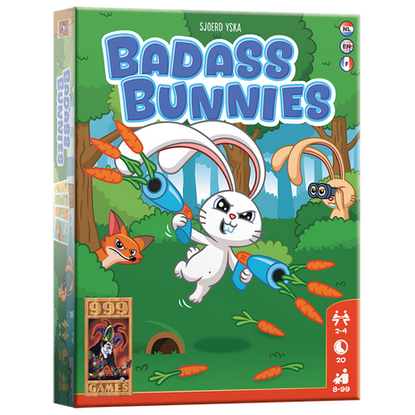 Badass Bunnies – gezellig kaartspel – 2 spelers
