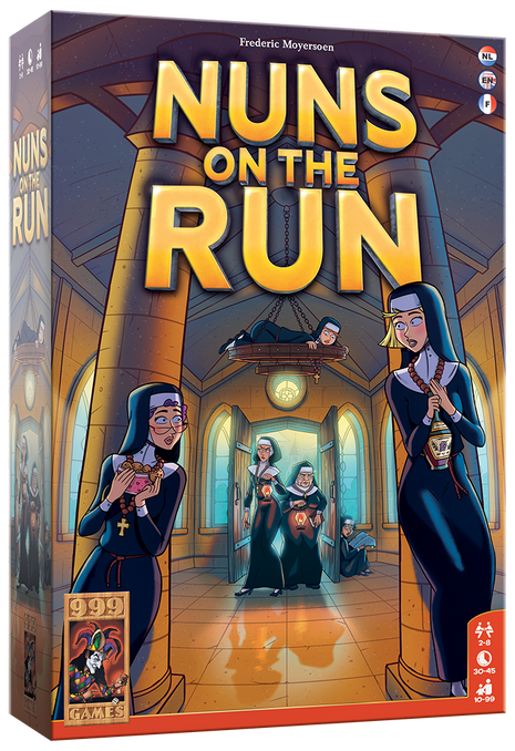 Nuns on the run – gezellig bordspel – 2 tot 8 spelers