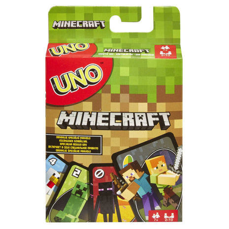 Uno Minecraft – gezellig kaartspel – 2 tot 4 spelers