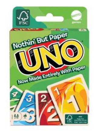 uno 100 % papier – party kaartspel – 2 tot 4 spelers