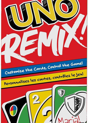 uno remix – party kaartspel – 2 tot 4 spelers