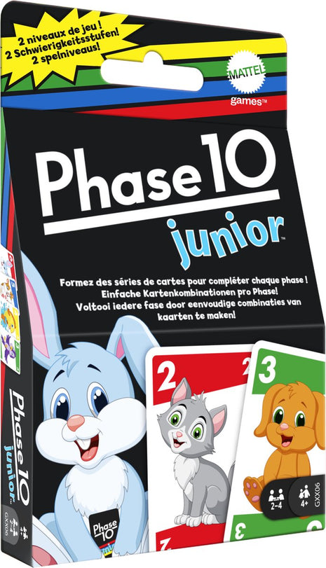 Phase 10 Junior – kaartspel voor kinderen Vanaf 5 jaar
