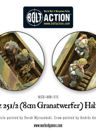 Dit is een foto van het spel Sd.Kfz 251/2 Ausf D (8cm Granatwerfer) Half Track te koop bij Speldorado Spellenwinkel Delft