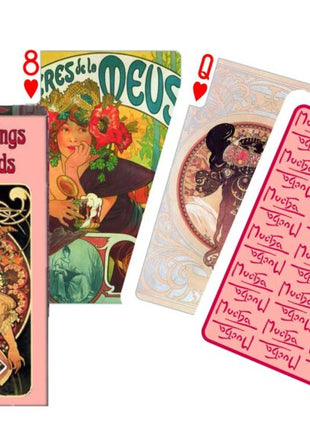 Speelkaarten  Mucha Speelkaarten - Single Deck - Karton - uitvoering