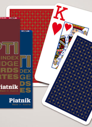 Speelkaarten  Opti Bridge Speelkaarten 2 Index - Karton - uitvoering