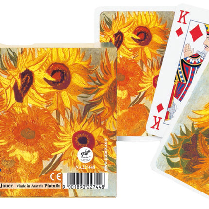 Speel-kaarten-Set Van Gogh Sunflowers