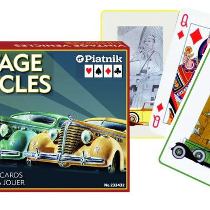 Vintage Vehicles Speelkaarten - Double Deck