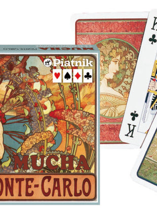 Speelkaarten  Mucha - Monte Carlo Speelkaarten - Double Deck - Karton - uitvoering