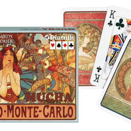 Mucha - Monte Carlo Speelkaarten - Double Deck