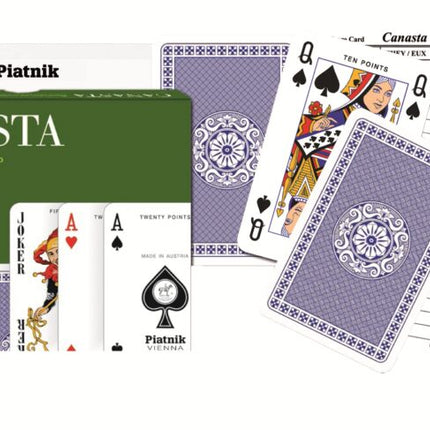Canasta Set met Instructies en Scoreblok