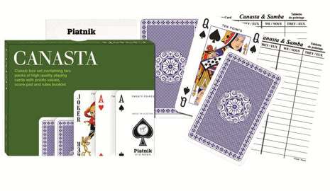 Canasta Set met Instructies en Scoreblok