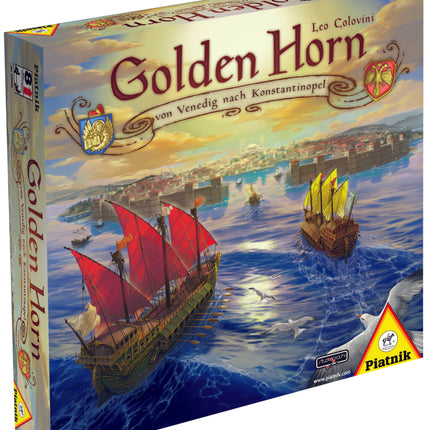 Dit is een foto van het spel Golden Horn te koop bij Speldorado Spellenwinkel Delft