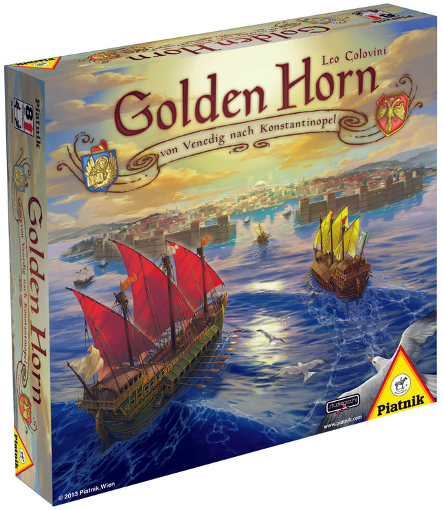 Dit is een foto van het spel Golden Horn te koop bij Speldorado Spellenwinkel Delft