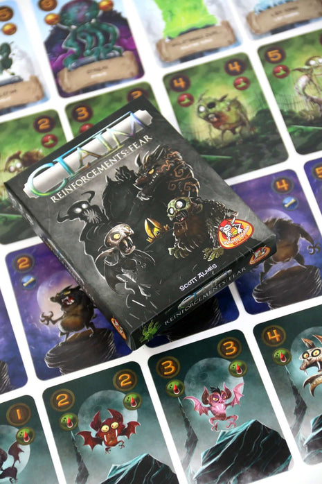 Dit is een foto van het spel Reinforcements Fear - Claim te koop bij Speldorado Spellenwinkel Delft