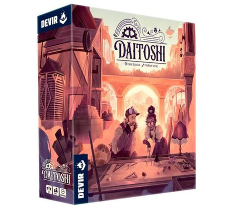 Daitoshi – strategisch bordspel – 1 tot 4 spelers