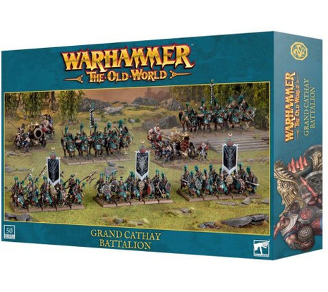 Dit is een afbeelding van het miniatuur battalion - grand cathay voor het spel Warhammer, te koop bij Tabletop Miniature Wargames spellenwinkel Speldorado in delft