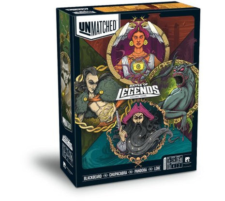 Unmatched: Battle of Legends, Vol. 3 - EN – strategisch bordspel – 2 tot 4 spelers