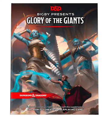 Dit is een foto van het spel Bigby presents Glory of Giants - Dungeons and Dragons te koop bij Speldorado Spellenwinkel Delft