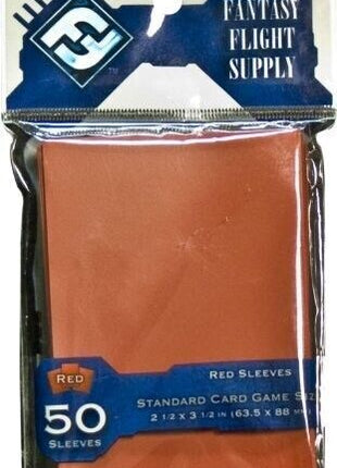 Asmodee Fantasy Flight Supply Sleeves Red - EN - Sleeves - Kaartspel accessoires,bordspel accessoires
