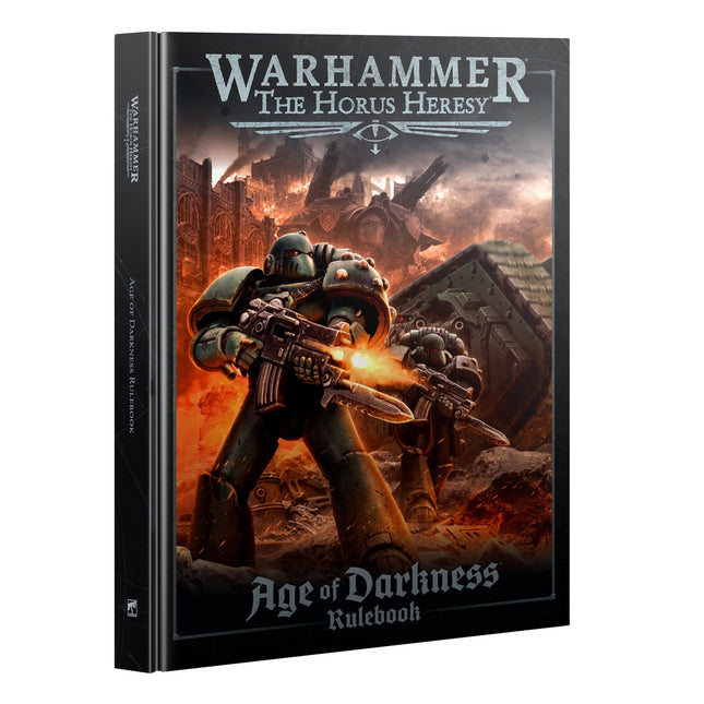 Dit is een foto van het spel Age Of Darkness Rulebook (English) - Horus Heresy te koop bij Speldorado Spellenwinkel Delft