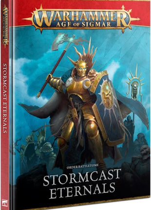 Dit is een afbeelding van het miniatuur Battletome(Hb) Eng - Stormcast Eternals voor het spel Warhammer, te koop bij Tabletop Miniature Wargames spellenwinkel Speldorado in delft