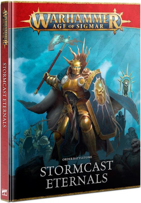 Dit is een afbeelding van het miniatuur Battletome(Hb) Eng - Stormcast Eternals voor het spel Warhammer, te koop bij Tabletop Miniature Wargames spellenwinkel Speldorado in delft