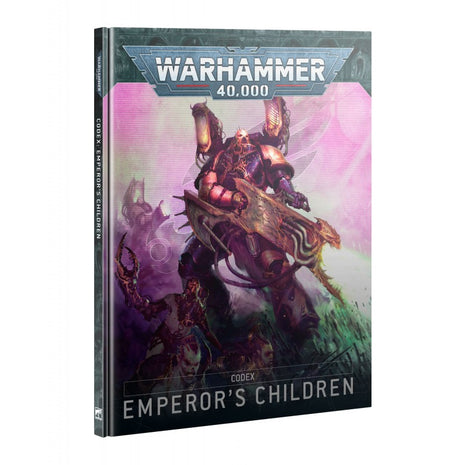Dit is een afbeelding van het miniatuur Codex: emperor's children (english) voor het spel Warhammer, te koop bij Tabletop Miniature Wargames spellenwinkel Speldorado in delft