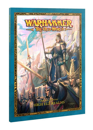 Dit is een afbeelding van het miniatuur Arcane Journal: High Elf Realms voor het spel Warhammer, te koop bij Tabletop Miniature Wargames spellenwinkel Speldorado in delft