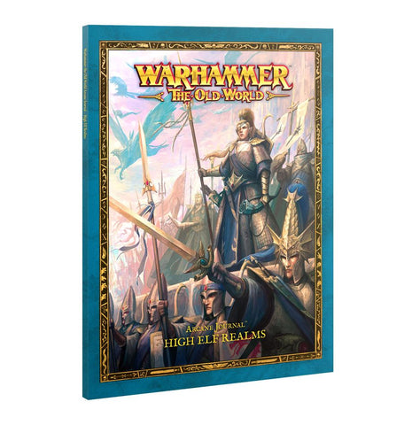 Dit is een afbeelding van het miniatuur Arcane Journal: High Elf Realms voor het spel Warhammer, te koop bij Tabletop Miniature Wargames spellenwinkel Speldorado in delft